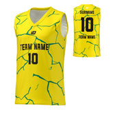 Basketball Jersey Cracks - Yellow